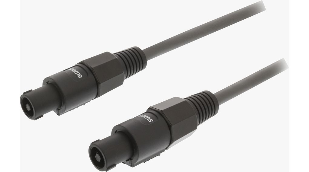 CONNECTEUR CABLE PRISE de cable haut-parleur 2 broches DIN de