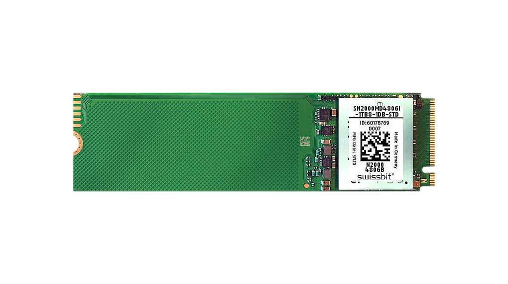 Industriell SSD N2600 M.2 2280 40GB PCIe 3.1 x4