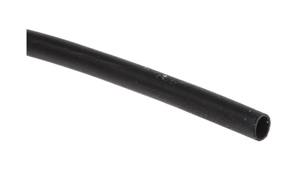 Heat-Shrink Tubing 2:1, 1.2 ... 2.4mm, Black, Polyolefin, 10m