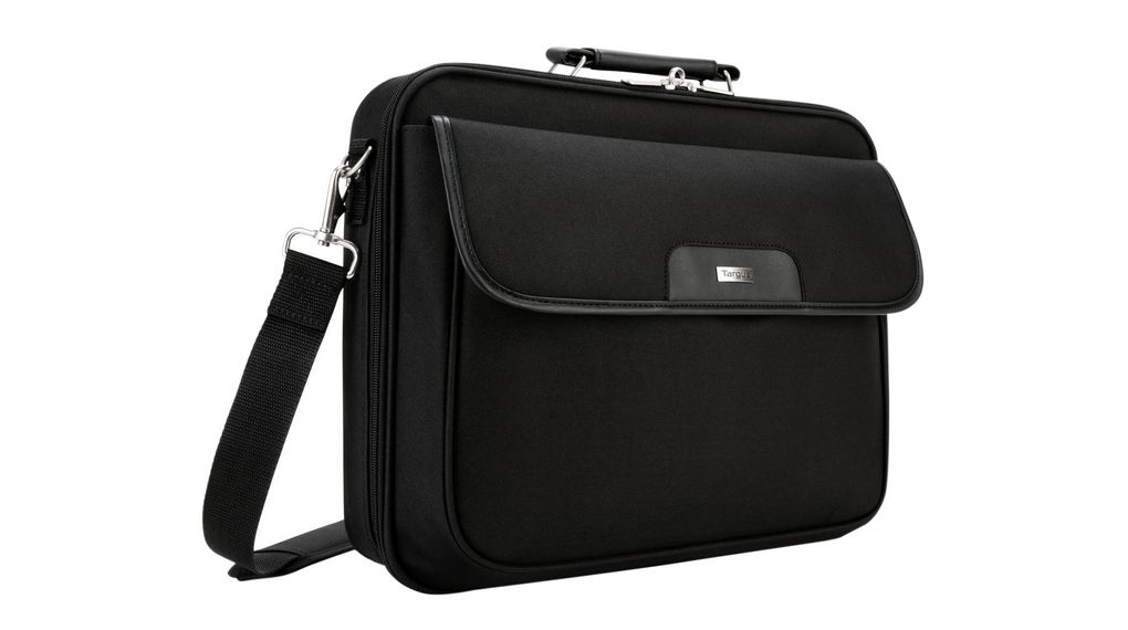 Notebook Bag, Shoulder Strap, 16" (40.6 cm), Black