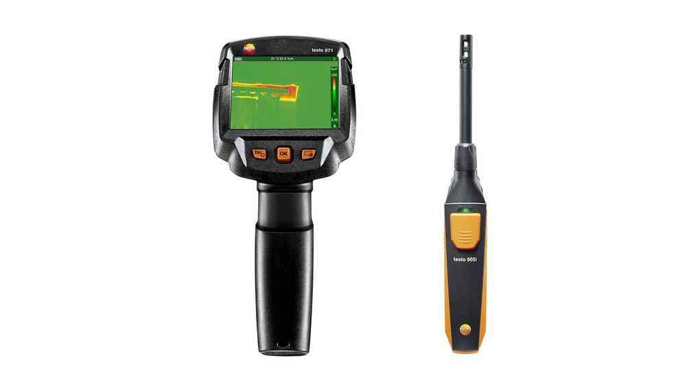 Thermal Imager with 605i Bluetooth Humidity Probe, LCD, -30 ... 100°C, 9Hz, IP54, Fixed, 240 x 180, 35 x 26°