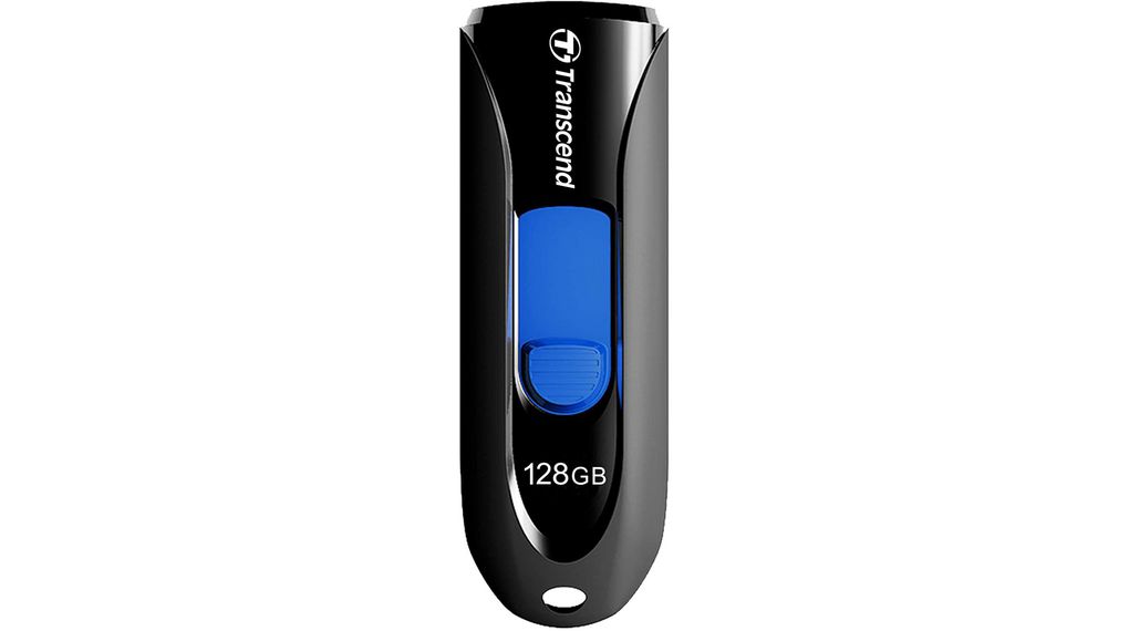 USB Stick, JetFlash, 128GB, USB 3.0, Black