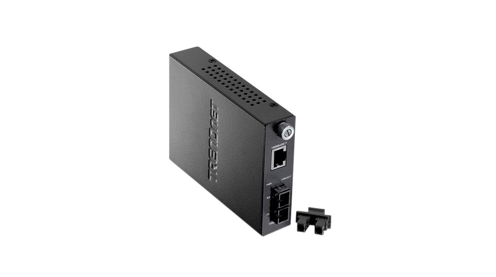 Medienkonvertert, Ethernet - Faser Single-Mode, Glasfaseranschlüsse 1SC