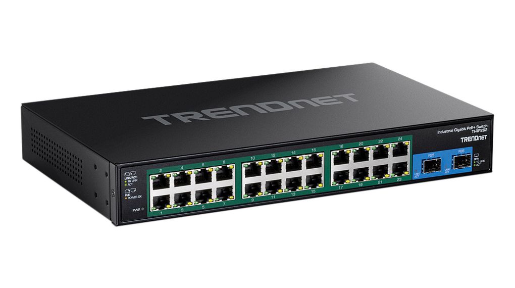 TI-RP262 | Trendnet PoE Switch, Unmanaged, 1Gbps, 685W, RJ45 Ports 24 ...