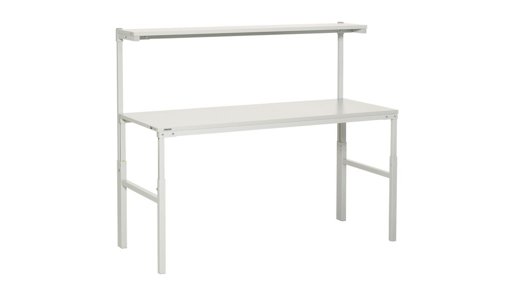 ESD-werktafel met plank, 1.8m x 700mm x 900mm, 300kg