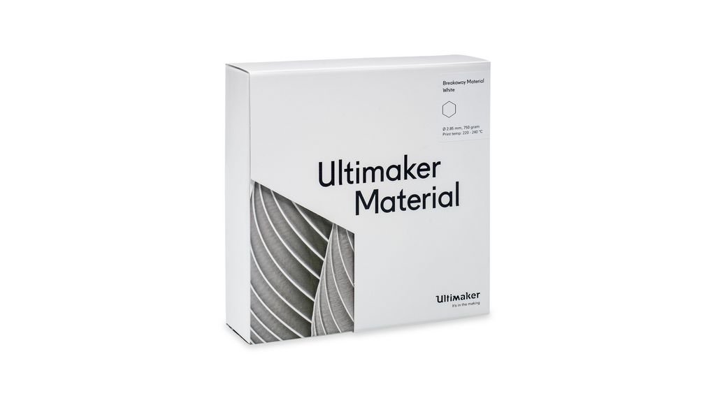 3D-Druckerfilament, Breakaway, 2.85mm, Weiss, 750g