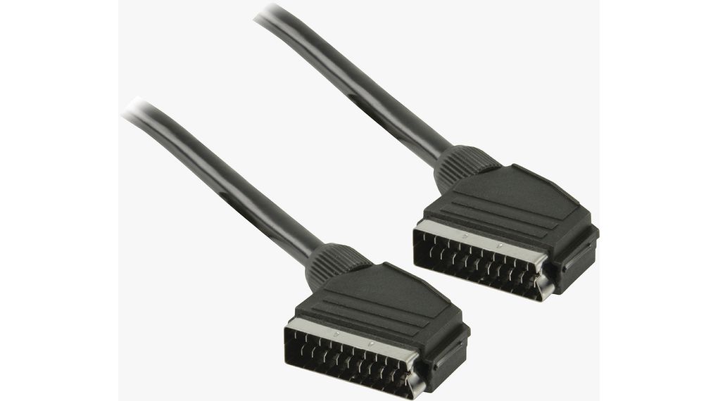 SCART Cable, SCART Male - SCART Male, 5m