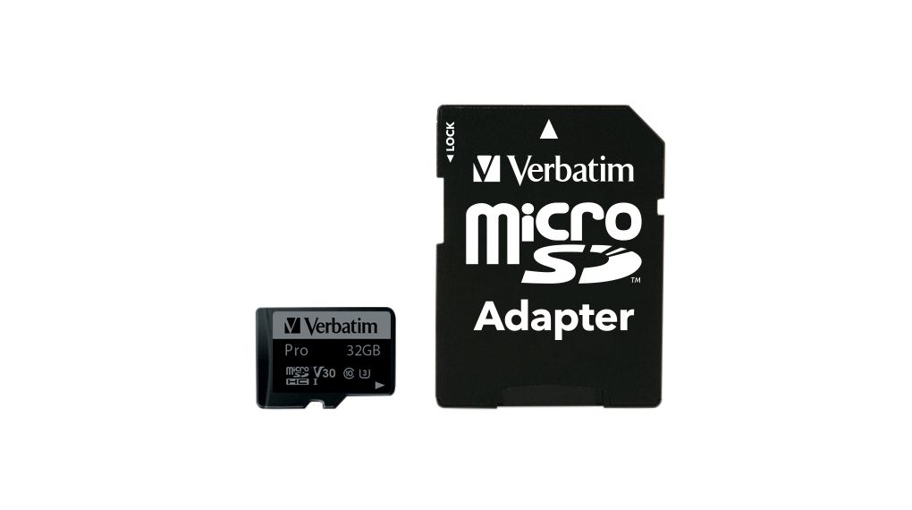 Memory Card, microSD, 32GB, 90MB/s, 45MB/s, Black