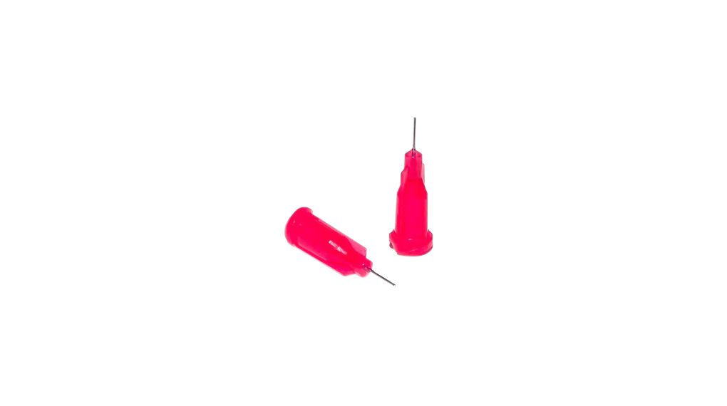 Dispensing Tip, Gauge - 25, 1/4", 50pcs, Red