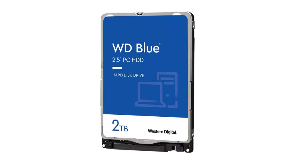 Festplattenlaufwerk, WD Blue, 2.5", 2TB, SATA III
