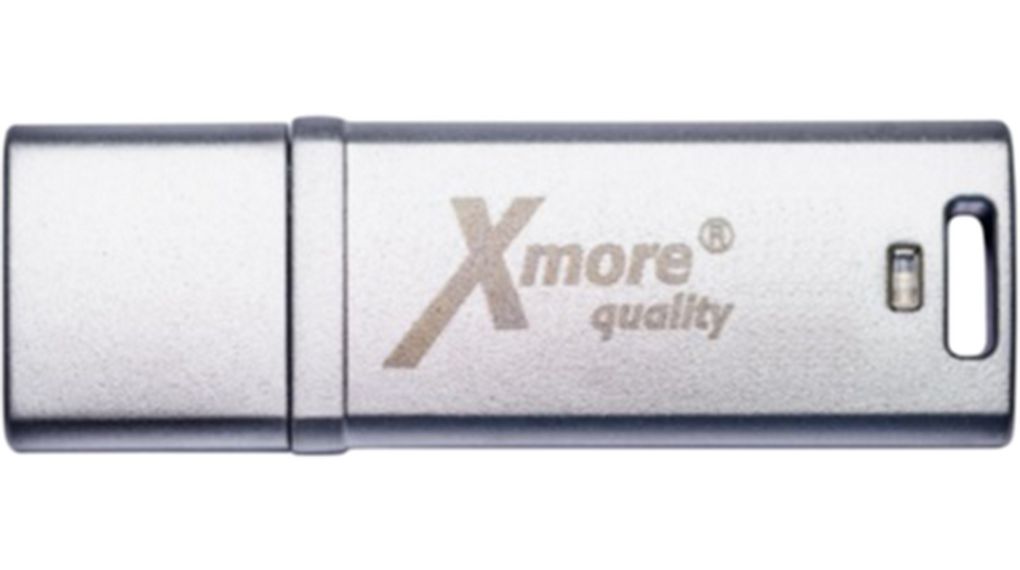 Clé USB, 8GB, USB 2.0, Gris
