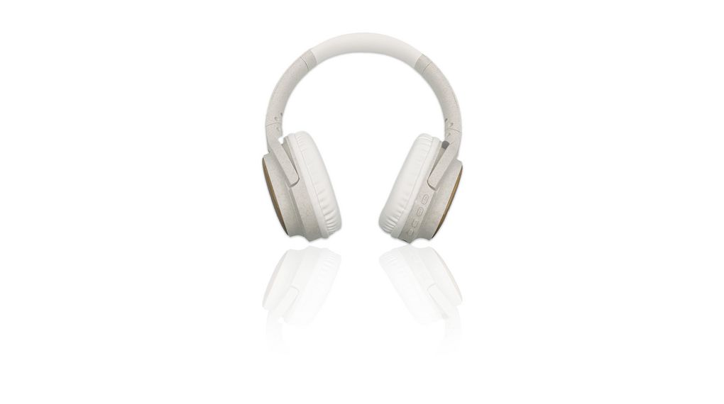 Ceratech HEA-BIO-SOUND-WHT White Wireless Bluetooth On Ear Headphones