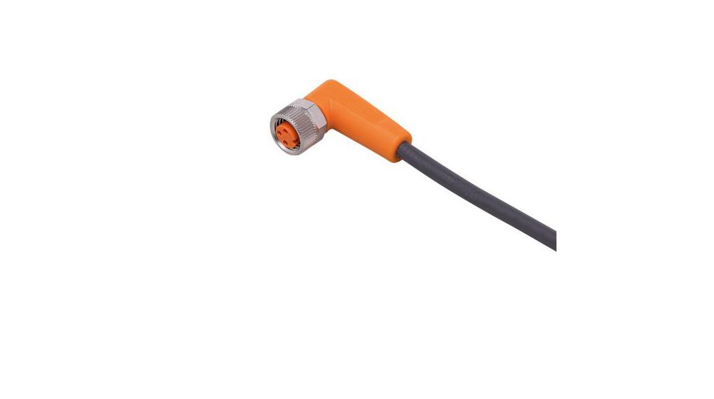 ifm electronic Female 1 way M8 to Unterminated Unterminated Sensor Actuator Cable, 10 m Conducteurs, 10m, IP65 / IP67 / IP68 / IP69K, Noir