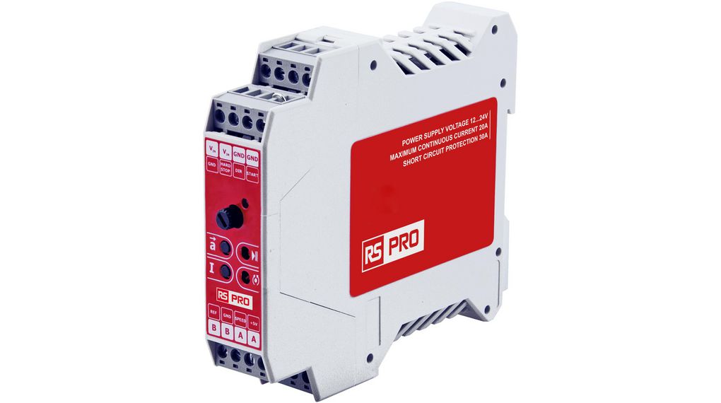 480 W DC Motor Controller, 12 → 24 V, 1 Phase, 20 A, Speed Controller Function, 24 V