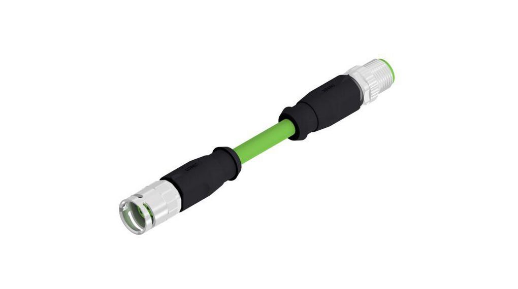 Circular Connector, 4 Contacts, Panel, M12 Connector, Socket, Female, IP67, 43 Series, Stecker, 4 Anzahl Kontakte, 4mA, 160V, IP67