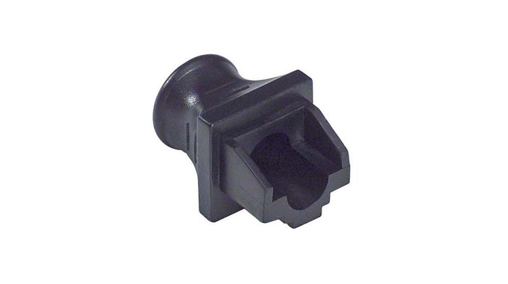 L-Com Rj45 Protective Covers For Jacks Pkg/100, Pack of 100 pieces, Black, Pack of 100 pieces