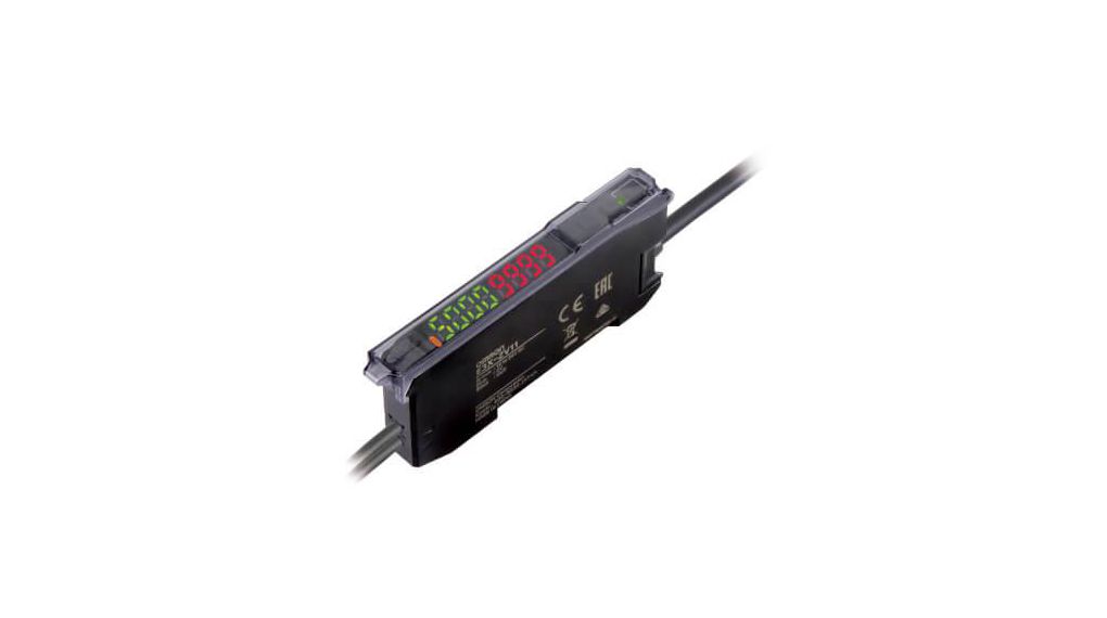Omron Fibre Amplifier 3 um, PNP Output, 720 mWWire, IP5024 V