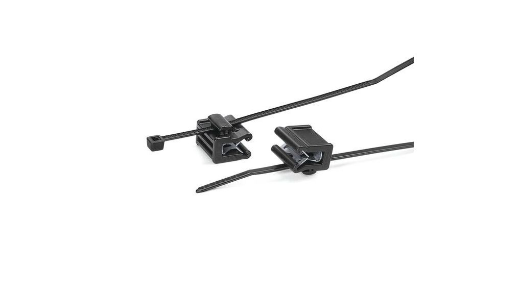 Cable Tie, 100 mm x 2.45 mm, Black Polyamide 66 100, 225N