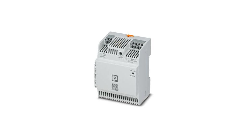 Phoenix Contact 250 V Input DIN Rail120 WSTEP POWER, DIN Rail Mount, 120W