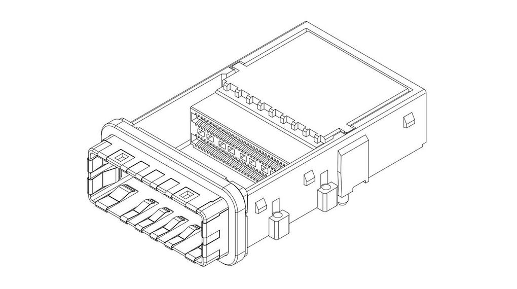 173359-0001 | Molex CDFP I/O ConnectorFemale Pin 1-Port 120-Position ...