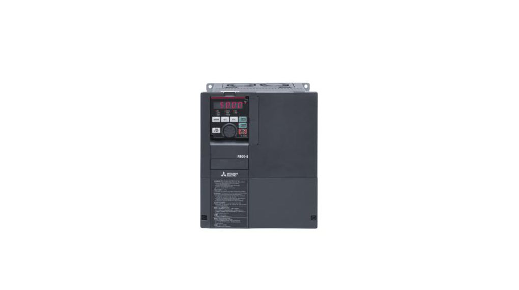 Mitsubishi Electric Inverter Drive, 7.5 kW, 3 Phase, FR-F800 Series 500 V 17 A