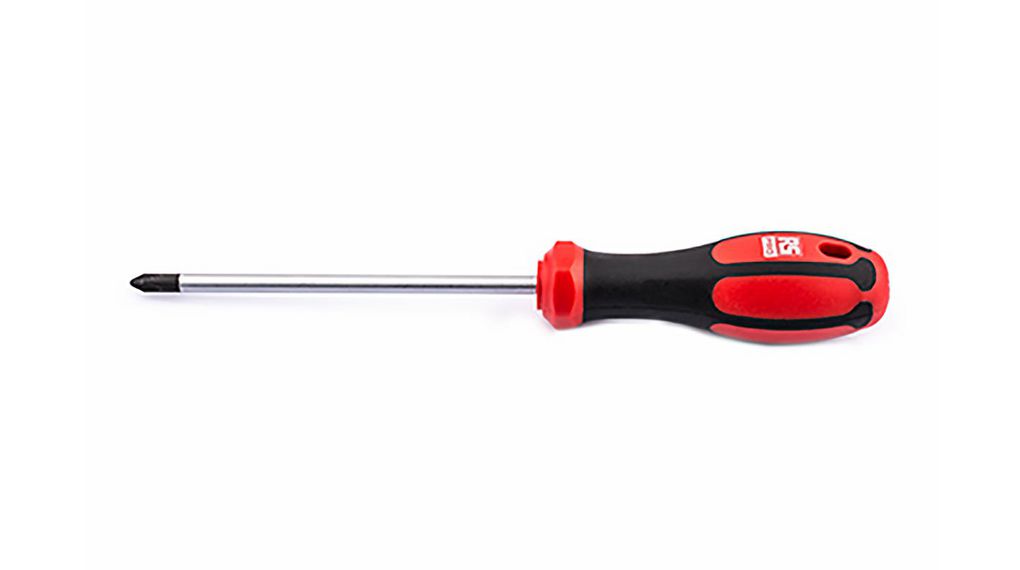 Phillips Screwdriver, PH1 Tip, 125 mm Blade, 200 mm Overall