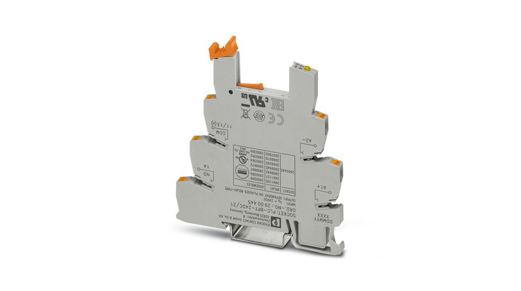 Relay Socket, 0.14 ... 2.5mm², 24V, Push-In