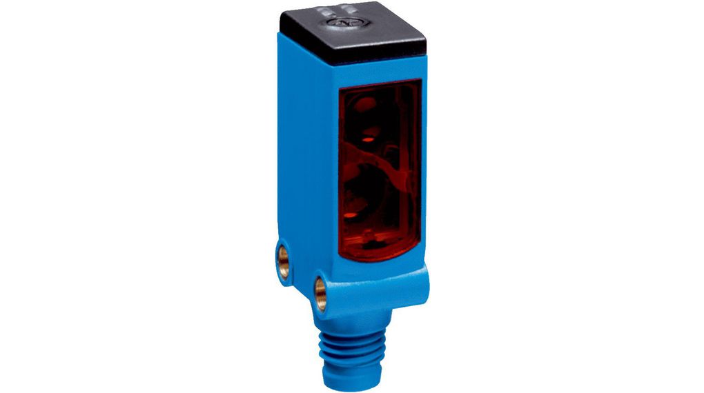 Fotoelektrischer Sensor PNP 130mm 500us 30VDC 100mA LED, rot Stecker, M8, 4-polig IP67 W4S-3