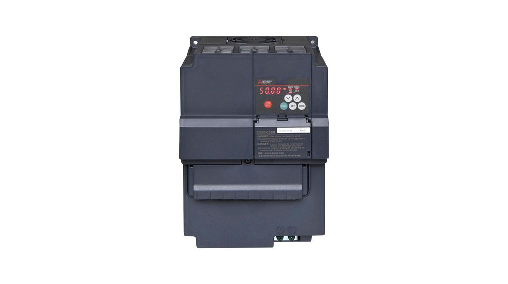 Mitsubishi Electric Inverter Drive, 15 kW, 3 Phase, 380 → 480 V ac, 29.5 A, FR-CS80 Series