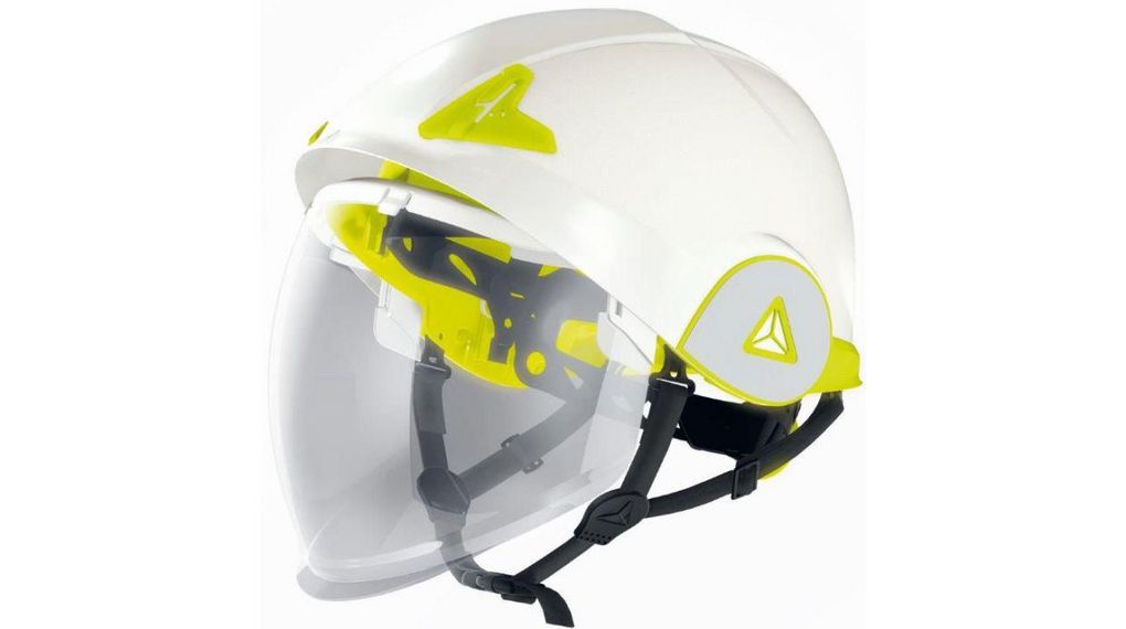 Delta Plus ONYX 2 White Safety Helmet with Chin Strap