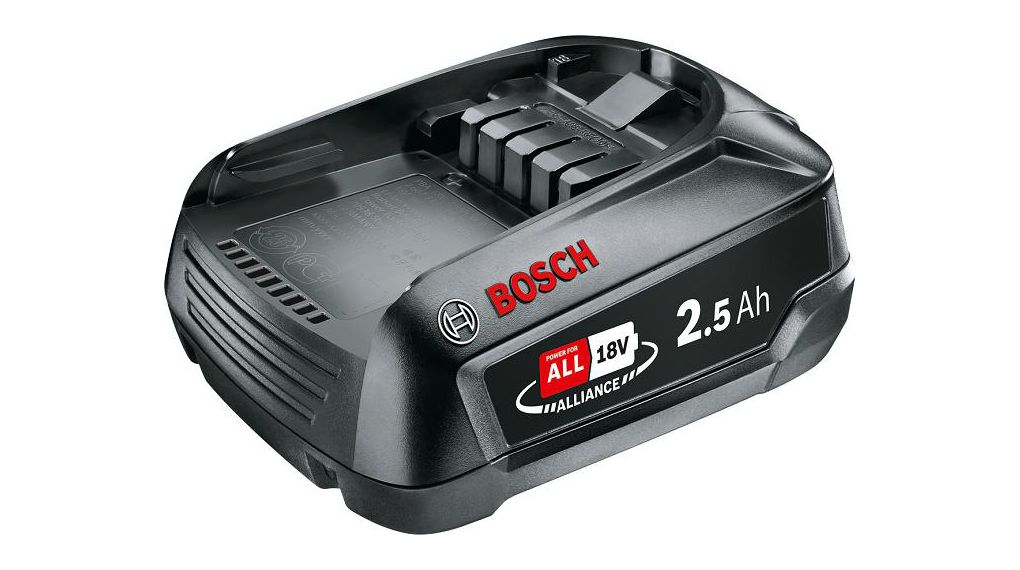 Bosch 18 V Lithium-ion Rechargeable Battery, 2.5 Ah, 18V, 2.5Ah