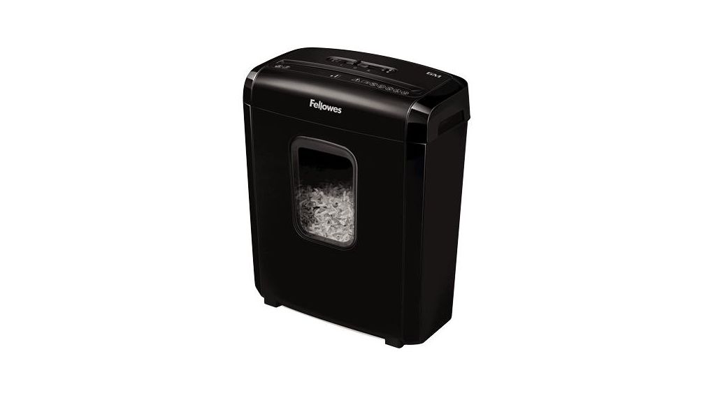 Fellowes Powershred 6M 13L Mini Cut Shredder Credit Cards and Paperclips, Shreds Staples