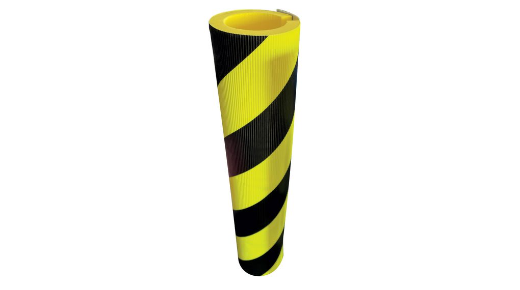 Viso Hose Protector 80mm, Black / Yellow