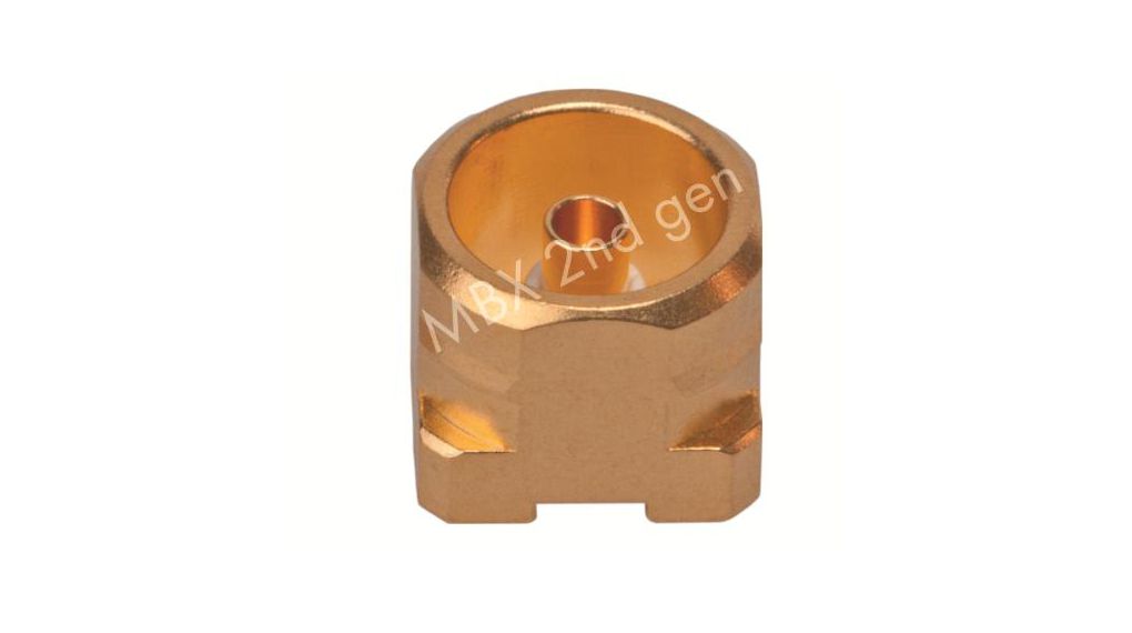 82_MBX Series SurfaceFemale Coaxial PCB Connector, 50 Ohm, Straight BodySurface Mount, Straight, 50Ohm