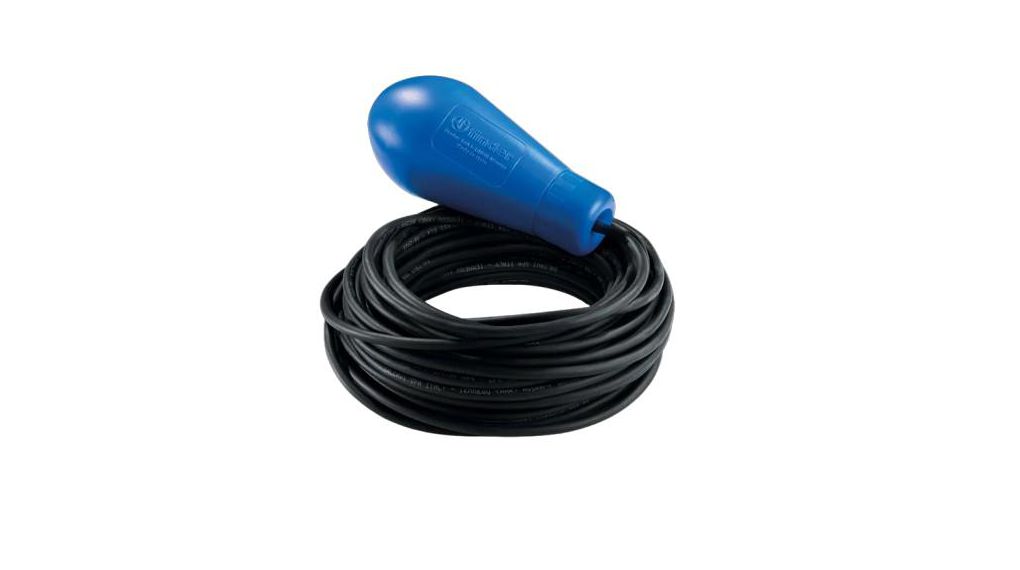 Finder 72 Series Polypropylene Float Switch, Float, 20m Cable, 250V ac Max