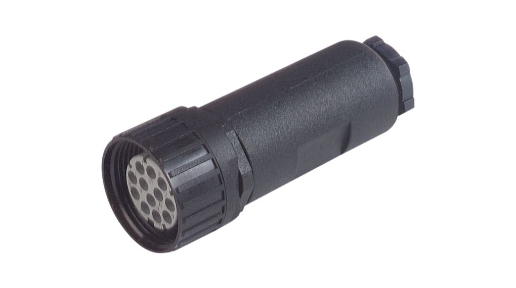 Kábelcsatlakozó, Foglalat, 12 Érintkezők száma, 5A, 60VAC/VDC, IP65