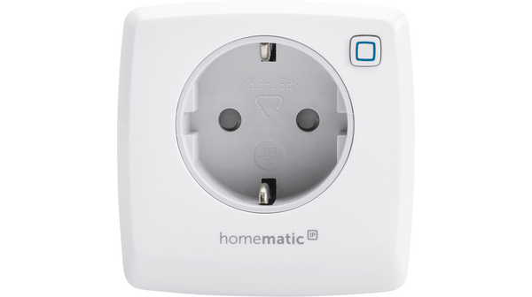 HomeMatic IP Pluggable Switch and Meter 868.3 MHz White 70 x 70 x 39 mm