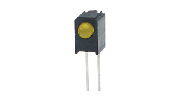 LED dioda pro desku plošných spojů 3 mm Žlutá