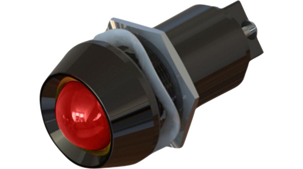 LED IndicatorScrew Fixed Red AC / DC 125V