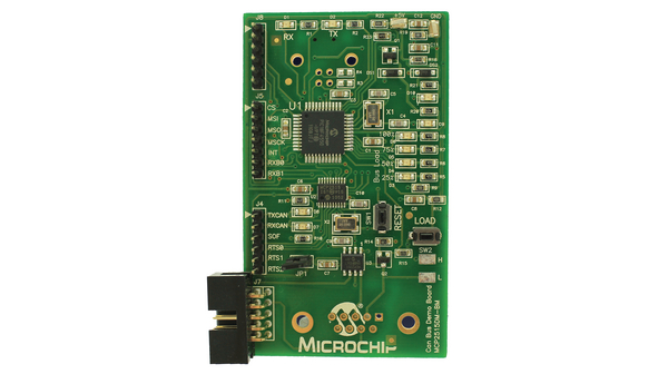 MCP2515 CAN-bussmonitor-demokort