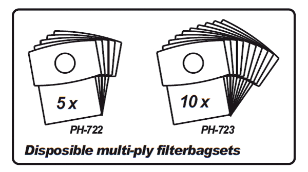 Filterpåsar 0,3 umm, Paket med 10 delar