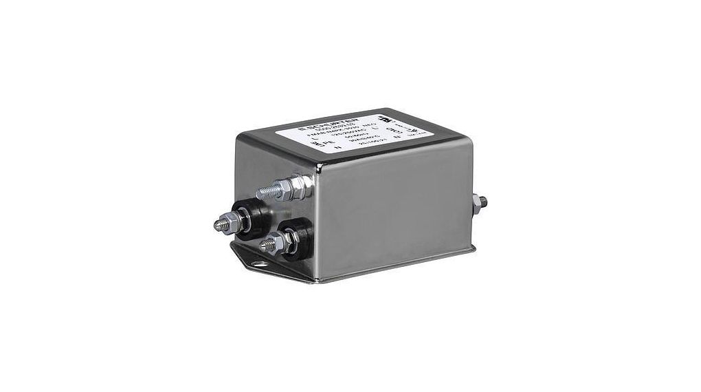 Nätfilter, 16A, 250VAC, Snabbkoppling