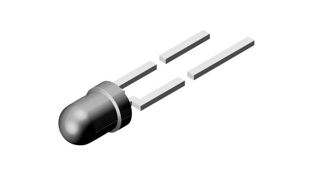 LED 635nm Rouge 3mm T-1 Lot de 25 pièces