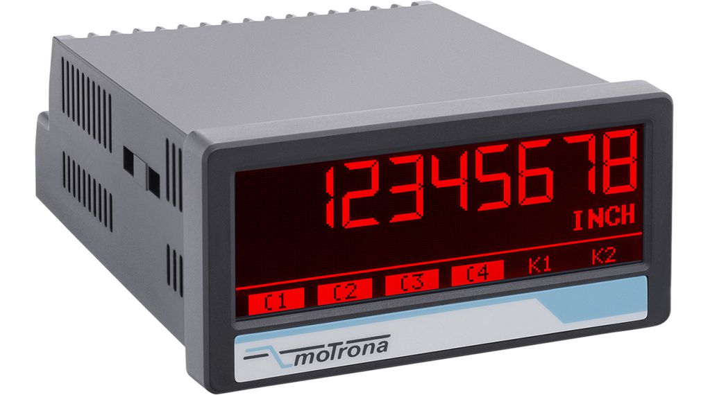 Digital panel meter with touchscreen and graphic display 18...30 VDC