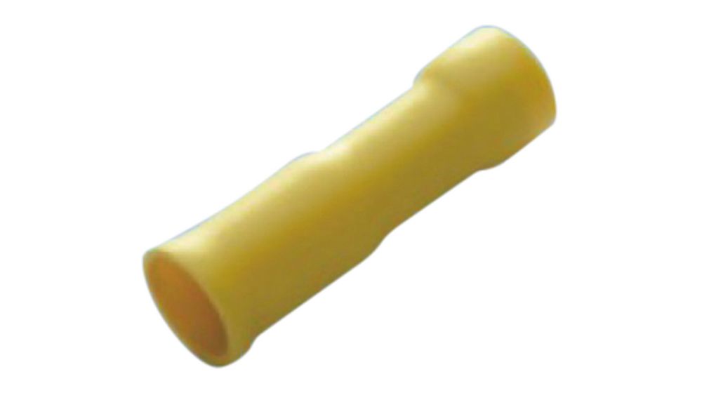 Puristusliitin, naaras, Keltainen, 4 ... 6mm², Vinyyli, 25mm, 100 kappaleen pakkaus