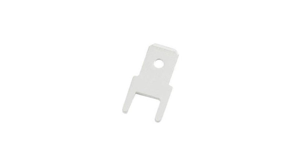 Push-On Blade Terminal, Straight, 2 Pins, 6.6mm Pitch