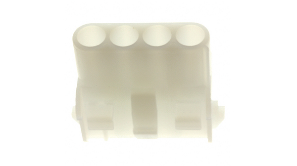 Receptacle housing, Straight, 6.35 mm, 4 Pole
