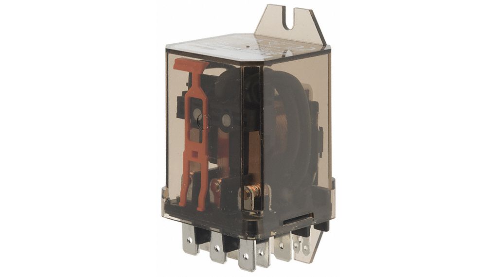 Power relay RM8, 2CO, 25A, Quick Connect Terminal