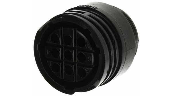 211769-3 | TE Connectivity Uttag, Sockel, 9 Antal kontakter, 600V ...