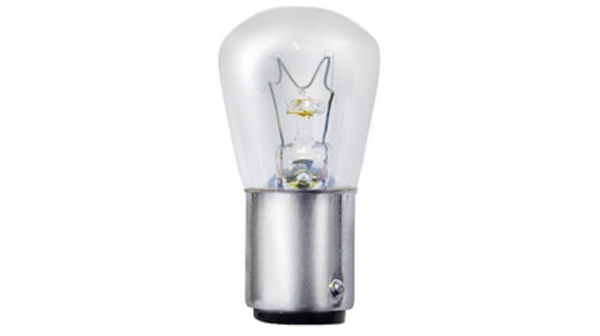 Incandescent Bulb 15W BA15D 230V 826 Series Permanent Beacon